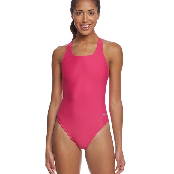 Speedo Other - Speedo Sporti Solid Wide Strap One Piece Swimsuit
